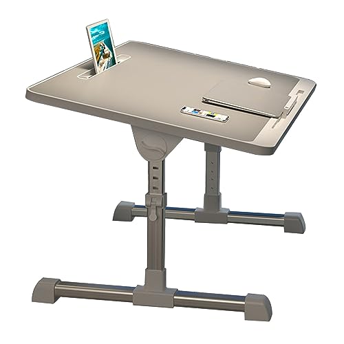 CHCHC Höhenverstellbar Beistelltisc, Moderner Minimalismus Faule Menschen Höhenverstellbar Klapptisch Auf Dem Bett Schlafsaal Klapptisch(Yellow) von CHCHC