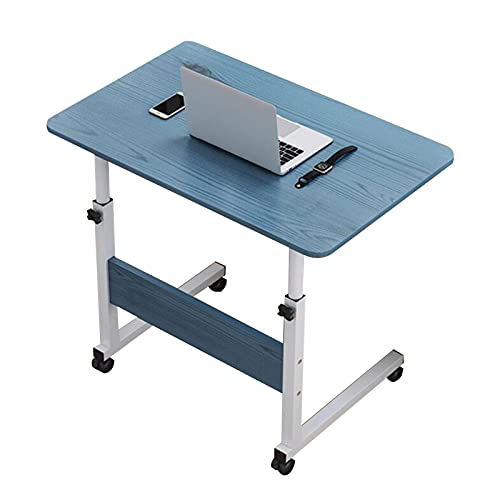 CHCHC Laptop-Schreibtisch,23×15 Zoll Sofa Couch Beistelltisch Arbeitsständer Tragbarer Schreibtisch Stehpult mit Rädern von CHCHC