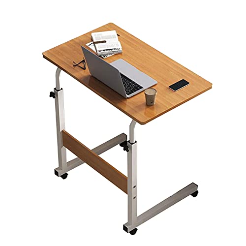 CHCHC Laptoptisch mit Rollen,Höhenverstellbar 27,5-35,4 Zoll Mit Rädern Bewegliches Bett Schreibtisch Pflegetisch von CHCHC