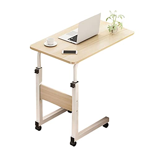 CHCHC Laptoptisch mit Rollen,Verstellbarer Sofatisch for Schlafzimmer Wohnzimmer Begrenzter Platz Mobiler Überbetttisch von CHCHC