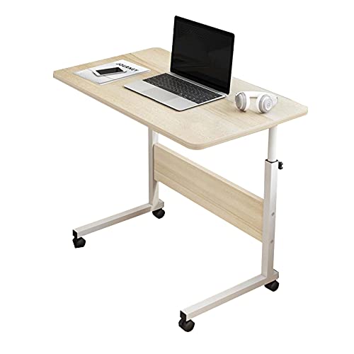 CHCHC Mit Rollen Beistelltisch,23,6×15,7 Zoll Rutschfester Home-Office-Schreibtisch Tragbar Am Bett Home-Office-Arbeitsplatz von CHCHC