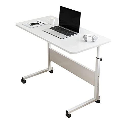 CHCHC Mobiler Laptoptisch Schreibtisch,Höhenverstellbar mit Rädern Haushaltstisch for Schlafzimmer Wohnzimmer Begrenzter Platz von CHCHC