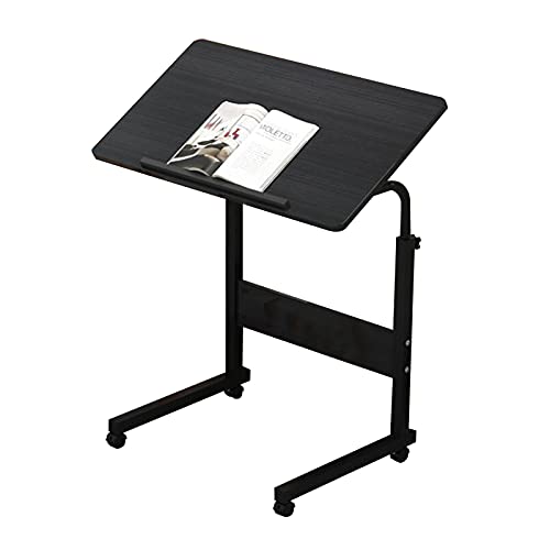 CHCHC Multifunktionaler Beistelltisch,Höhenverstellbar Tragbar mit 4 Universalrädern Laptop-Computer Schreibtisch-Nachttisch von CHCHC