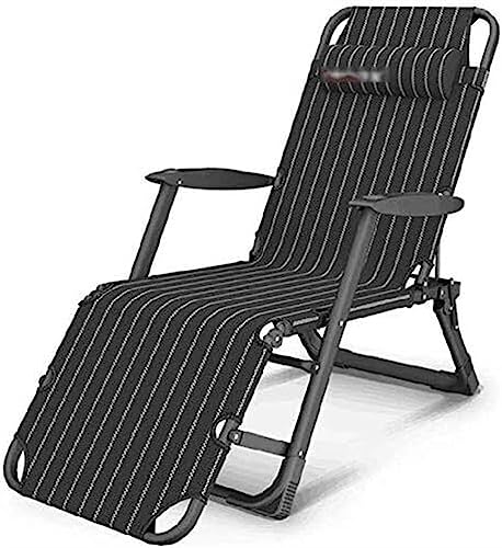 CHCHC Outdoor Sun Lounger Chair, Widen Noon Lunch Break Chair Lazy Office Einzelbett Tragbarer Zero Gravity Recliner Chair Liegen CHCHC Outdoor Sun Lounger Chair, Widen Noon Lunch Break Chair Lazy Office Einzelbett Tragbarer Zero Gravity Recliner Chair Liegen von CHCHC
