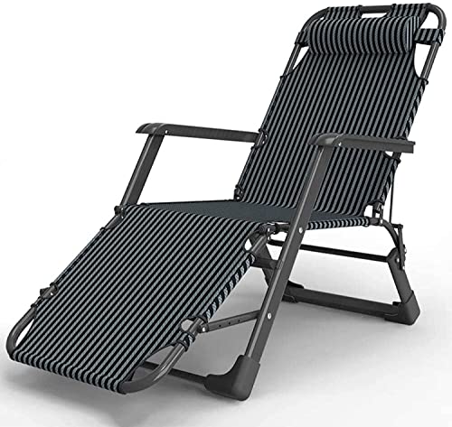 CHCHC Tragbarer Liegestuhl for die Schwerkraft for den Garten im Garten Patio Beach Lounge mit Kopfstütze übergroß Liegen von CHCHC
