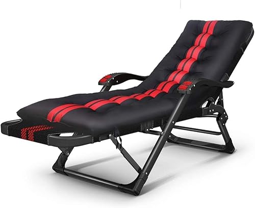 CHCHC Verstellbar Liegen(Black Red+Thick Pad) von CHCHC