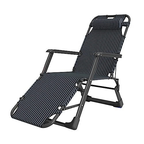CHCHC Zero Gravity Liegestuhl, Haushalt Einfache Mittagspause Einzelbett Tragbarer multifunktionaler Marschbett-Büro-Lounge-Stuhl Liegen(No pad) von CHCHC