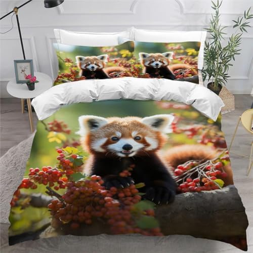 CHCHNXY BettwäSche 155x220,Waschbär 3D Print Bettwäsche-Set,Weich Microfaser Bettbezug Mit Leichtläufigem Reißverschluss,3 Teilig Kinderbettwäsche(2*Kissenbezug 80x80cm CHCHNXY BettwäSche 155x220,Waschbär 3D Print Bettwäsche-Set,Weich Microfaser Bettbezug Mit Leichtläufigem Reißverschluss,3 Teilig Kinderbettwäsche(2*Kissenbezug 80x80cm von CHCHNXY