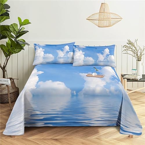 CHCHNXY BettwäSche 200x220,Ozean 100% Microfaser 3D Print Bettbezug Mit 2 Kissenbezug 80x80cm Mit Reißverschluss,Weich Und Angenehme Bettwäsche Set Für Erwachsener CHCHNXY BettwäSche 200x220,Ozean 100% Microfaser 3D Print Bettbezug Mit 2 Kissenbezug 80x80cm Mit Reißverschluss,Weich Und Angenehme Bettwäsche Set Für Erwachsener von CHCHNXY
