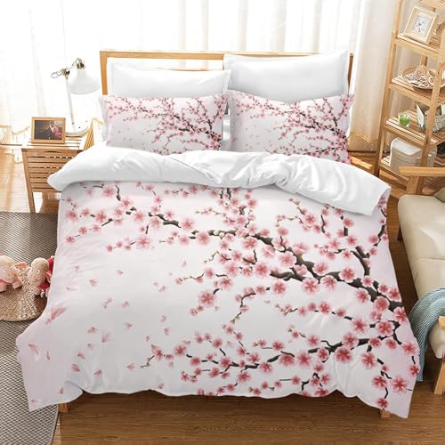 CHCHNXY BettwäSche 200x240,Blume 3D Print Musterdesign Bettwäsche-Set,100% Mikrofaser Bettwaren-Sets Weiche 1 Bettbezug Mit Reißverschluss Und 2 Kissenbezug 80x80cm CHCHNXY BettwäSche 200x240,Blume 3D Print Musterdesign Bettwäsche-Set,100% Mikrofaser Bettwaren-Sets Weiche 1 Bettbezug Mit Reißverschluss Und 2 Kissenbezug 80x80cm von CHCHNXY
