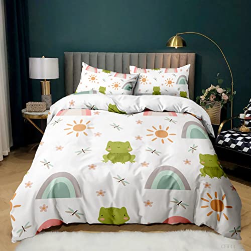 CHCHNXY Bettwäsche 135x200,Frosch Flauschige Weich Microfaser Bettbezug Mit Reißverschluss,Für Kinder Jungen Mädchen Junge Bettwäsche-Sets(1*Kissenbezug 80x80cm CHCHNXY Bettwäsche 135x200,Frosch Flauschige Weich Microfaser Bettbezug Mit Reißverschluss,Für Kinder Jungen Mädchen Junge Bettwäsche-Sets(1*Kissenbezug 80x80cm von CHCHNXY