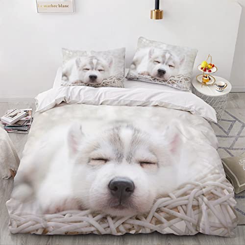 CHCHNXY Bettwäsche 135x200,Hund Flauschige Weich Microfaser Bettbezug Mit Reißverschluss,Für Kinder Jungen Mädchen Junge Bettwäsche-Sets(1*Kissenbezug 80x80cm CHCHNXY Bettwäsche 135x200,Hund Flauschige Weich Microfaser Bettbezug Mit Reißverschluss,Für Kinder Jungen Mädchen Junge Bettwäsche-Sets(1*Kissenbezug 80x80cm von CHCHNXY