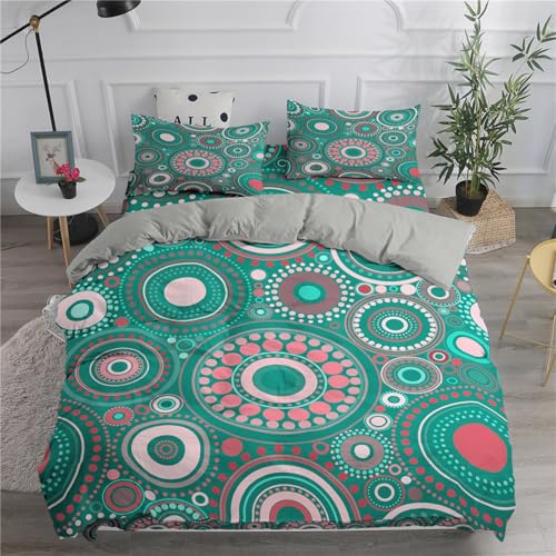 CHCHNXY Bettwäsche 135x200,Kreis Flauschige Weich Microfaser Bettbezug Mit Reißverschluss,Für Kinder Jungen Mädchen Junge Bettwäsche-Sets(1*Kissenbezug 80x80cm CHCHNXY Bettwäsche 135x200,Kreis Flauschige Weich Microfaser Bettbezug Mit Reißverschluss,Für Kinder Jungen Mädchen Junge Bettwäsche-Sets(1*Kissenbezug 80x80cm von CHCHNXY