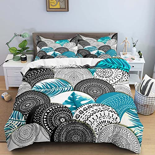 CHCHNXY Bettwäsche 135x200,Muster Flauschige Weich Microfaser Bettbezug Mit Reißverschluss,Für Kinder Jungen Mädchen Junge Bettwäsche-Sets(1*Kissenbezug 80x80cm von CHCHNXY