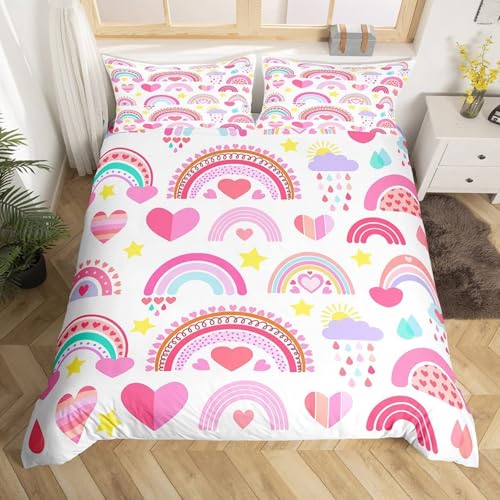 CHCHNXY Bettwäsche 135x200,Regenbogen Flauschige Weich Microfaser Bettbezug Mit Reißverschluss,Für Kinder Jungen Mädchen Junge Bettwäsche-Sets(1*Kissenbezug 80x80cm CHCHNXY Bettwäsche 135x200,Regenbogen Flauschige Weich Microfaser Bettbezug Mit Reißverschluss,Für Kinder Jungen Mädchen Junge Bettwäsche-Sets(1*Kissenbezug 80x80cm von CHCHNXY