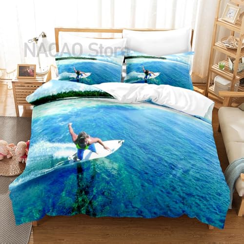 CHCHNXY Bettwäsche 135x200,surfen Flauschige Weich Microfaser Bettbezug Mit Reißverschluss,Für Kinder Jungen Mädchen Junge Bettwäsche-Sets(1*Kissenbezug 80x80cm CHCHNXY Bettwäsche 135x200,surfen Flauschige Weich Microfaser Bettbezug Mit Reißverschluss,Für Kinder Jungen Mädchen Junge Bettwäsche-Sets(1*Kissenbezug 80x80cm von CHCHNXY