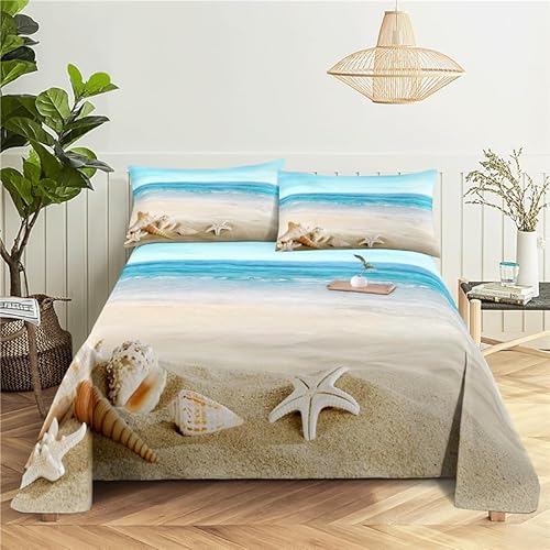 CHCHNXY Bettwäsche 200x200,Ozean 3 Teilig Weich Und Atmungsaktiv Bettwäsche-Set,Für Jugendliche Erwachsene 1 Bettbezüge Mit Reißverschluss Und 2 Kissenbezug 80x80cm CHCHNXY Bettwäsche 200x200,Ozean 3 Teilig Weich Und Atmungsaktiv Bettwäsche-Set,Für Jugendliche Erwachsene 1 Bettbezüge Mit Reißverschluss Und 2 Kissenbezug 80x80cm von CHCHNXY
