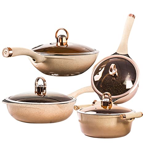 8 Stücke Wok Suppe Pot Haushaltsgas -Induktion Kocher Lieferungen Küchentopf Kochset Küchenpfanne Set Set 8 Stücke Wok Suppe Pot Haushaltsgas -Induktion Kocher Lieferungen Küchentopf Kochset Küchenpfanne Set Set von CHCWR