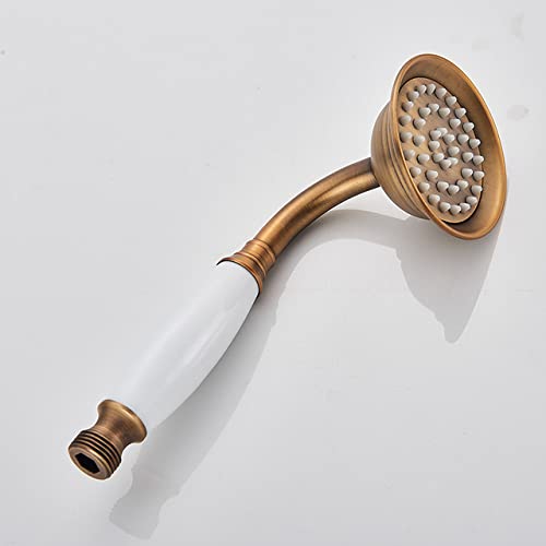 Brass Handshower Kopfdusche Wasserhahn Ersetzen Sie Kopfheld Duschkopf Chrom/antike Messing/Schwarze Bronze/Golden/Nickel, Chrom B Brass Handshower Kopfdusche Wasserhahn Ersetzen Sie Kopfheld Duschkopf Chrom/antike Messing/Schwarze Bronze/Golden/Nickel, Chrom B von CHCWR
