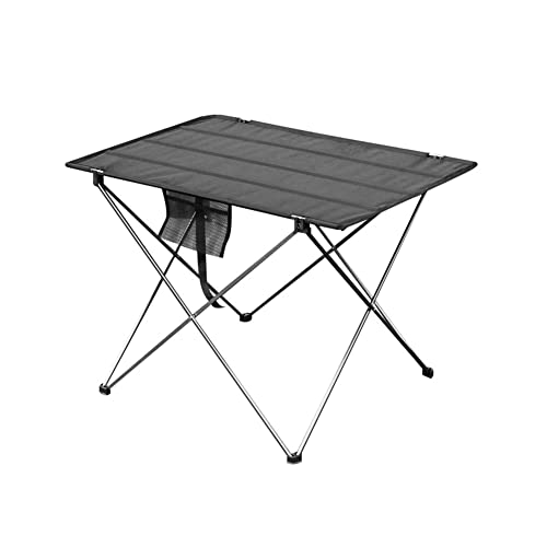 CHCWR Camping -Tisch tragbarer Klappertisch im Freien im Freien 6061 Aluminiumlegierung Ultraleichter Collabsible Picknick Schreibtisch Faltbare und leichte Camping -Tisch, blau, blau von CHCWR