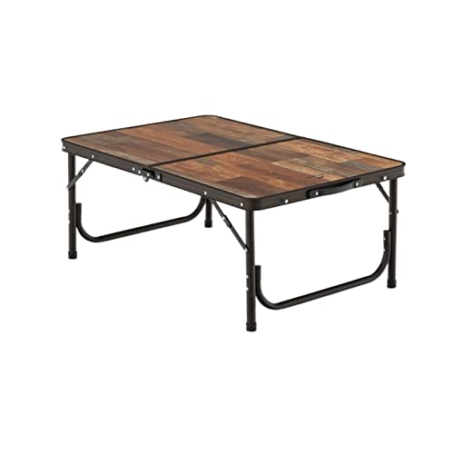 CHCWR Camptisch Klappcamping Tabelle 3,6 kg Aluminiumlegierung wasserdichtes dauerhafter Tisch tragbare Höhe Outdoor BBQ -Schreibtisch (Farbe: braun) (braun) von CHCWR