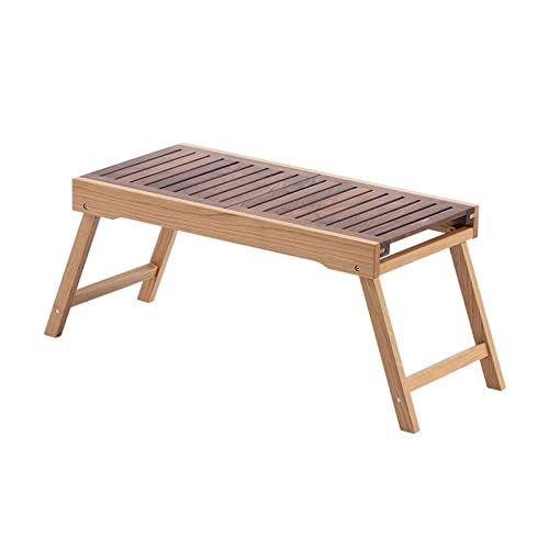 CHCWR Camptisch -Rutsche Klapptisch Outdoor Kombination Tisch Camping Barbecue Picknick Massivholz Tisch Erweiterbares Desktop -Design von CHCWR