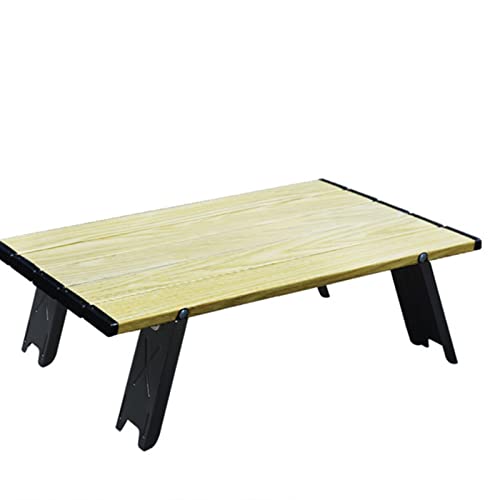 CHCWR Camptisch tragbare Klappkampagentisch Faltbare Aluminiumlegierung im Freien Dinner Desk Möbel Mini Picknick BBQ Tours Tabelle (Farbe: Silber) (GRE von CHCWR