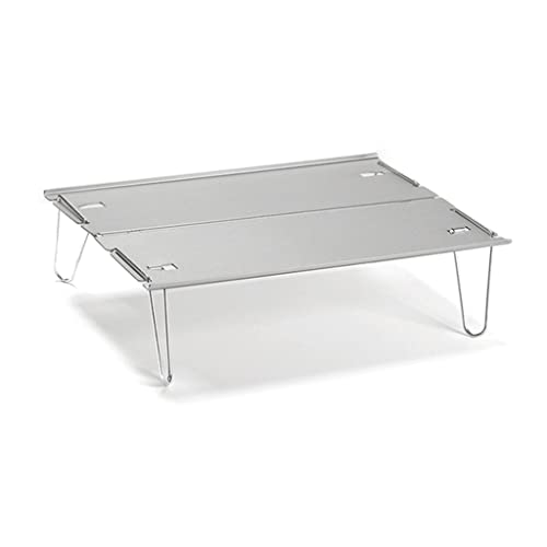 CHCWR Faltbarer Tisch im Freien Camping Tragbarer Mini Ultraleichtisch Touristen Faltbares Picknick -Travel Camping Kleiner Klapptisch von CHCWR