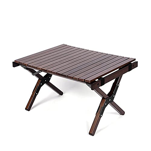 CHCWR Klapptische tragbar, Klapptisch im Freien im Außenbereich können Starke Lagerkapazität für den Camping -Barbecue -Unterstützung maximal 50 kg, 120 cm aufgerollt Werden, 120 cm von CHCWR
