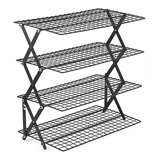 CHCWR Outdoor Camping Picknick Klapptisch tragbarer Eisenkunstregal -Aufbewahrungsständer Faltbare Mahlzeitregal ideal für Picknicks und Camping CHCWR Outdoor Camping Picknick Klapptisch tragbarer Eisenkunstregal -Aufbewahrungsständer Faltbare Mahlzeitregal ideal für Picknicks und Camping von CHCWR
