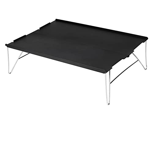 CHCWR Tragbarer Aluminium -Picknick -Klapptisch für Outdoor -Aktivitäten faltbar und kompakter Kleiner Tisch zum Radfahren Wanderung und Camping Leichter Mini -Tisch für einfachen Transportmittel CHCWR Tragbarer Aluminium -Picknick -Klapptisch für Outdoor -Aktivitäten faltbar und kompakter Kleiner Tisch zum Radfahren Wanderung und Camping Leichter Mini -Tisch für einfachen Transportmittel von CHCWR
