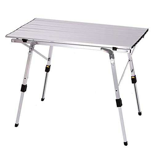 CHCWR Tragbarer Klapptisch und Stuhl Set wasserdichte und langlebige Aluminiumlegierung ideal für Picknick -Camping -Nutzung im Freien CHCWR Tragbarer Klapptisch und Stuhl Set wasserdichte und langlebige Aluminiumlegierung ideal für Picknick -Camping -Nutzung im Freien von CHCWR
