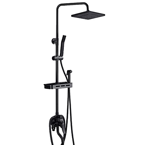 Duschkopf, Badezimmer Luxus 8 '' Hochdruck Niederschlag Duschkopf/Handheld Duschhead Combo Anti-Leak Duschhead mit Halter/Schlauch, C, 3 Funktion Dusche Duschkopf, Badezimmer Luxus 8 '' Hochdruck Niederschlag Duschkopf/Handheld Duschhead Combo Anti-Leak Duschhead mit Halter/Schlauch, C, 3 Funktion Dusche von CHCWR