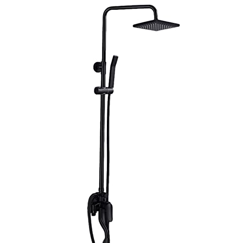 Duschkopf, Badezimmer Luxus 8 '' Hochdruck Niederschlag Duschkopf/Handheld Duschhead Combo Anti-Leak Duschhead mit Halter/Schlauch, C, 3 Funktion Dusche Duschkopf, Badezimmer Luxus 8 '' Hochdruck Niederschlag Duschkopf/Handheld Duschhead Combo Anti-Leak Duschhead mit Halter/Schlauch, C, 3 Funktion Dusche von CHCWR