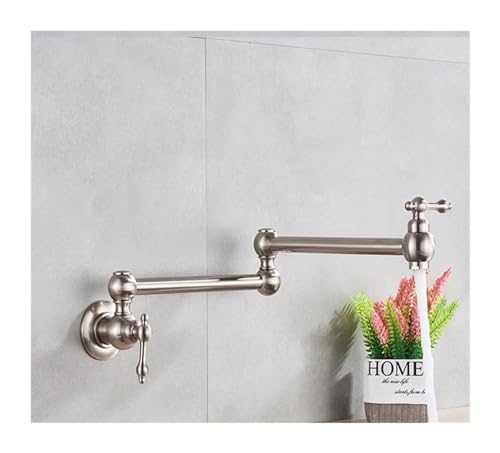 Einzelhebel drehen klappende Ausstrich Bad Küche Wasserhahn Wandhalterung kaltes Wasser Waschbecken Tap Chrom/Schwarz/gebürstet Nickel/Golden, Chrom Badezimmer Wasserhahn Einzelhebel drehen klappende Ausstrich Bad Küche Wasserhahn Wandhalterung kaltes Wasser Waschbecken Tap Chrom/Schwarz/gebürstet Nickel/Golden, Chrom Badezimmer Wasserhahn von CHCWR