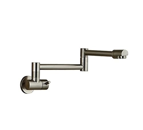 Einzelhebel drehen klappende Ausstrich Bad Küche Wasserhahn Wandhalterung kaltes Wasser Waschbecken Tap Chrom/Schwarz/gebürstet Nickel/Golden, Chrom Badezimmer Wasserhahn Einzelhebel drehen klappende Ausstrich Bad Küche Wasserhahn Wandhalterung kaltes Wasser Waschbecken Tap Chrom/Schwarz/gebürstet Nickel/Golden, Chrom Badezimmer Wasserhahn von CHCWR