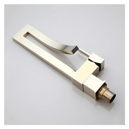 Gold plattierte elegante Messing-Badezimmer-Becken Wasserhahn Wasserfall Wasserfall heiß und kaltes Wasser Ein Hebelspüle Wasserhahn, einfache Installation Gold plattierte elegante Messing-Badezimmer-Becken Wasserhahn Wasserfall Wasserfall heiß und kaltes Wasser Ein Hebelspüle Wasserhahn, einfache Installation von CHCWR