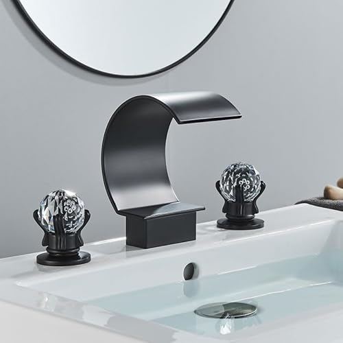 Goldwasserkristall Badezimmer Becken Wasserhahn heißer kaltes Wassermixer Kran Fesseldeck von CHCWR