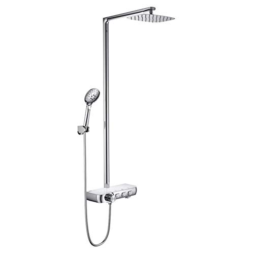 Handheld Duschkopf Thermostatische Duschset Thermostat Verstellbares Wasser Fluss Badezimmer Duschköpfe von CHCWR