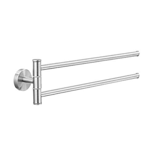 Handtuchhandtuchschiene Wandmontierte Handtuchregal Edelstahl Rack Drehhandtuch Handtuchhalter Schwung Handtuchhalter für Küchen Badezimmer Toiletten Handtuch Handtuchhalter/DREI Arm Die Neue von CHCWR