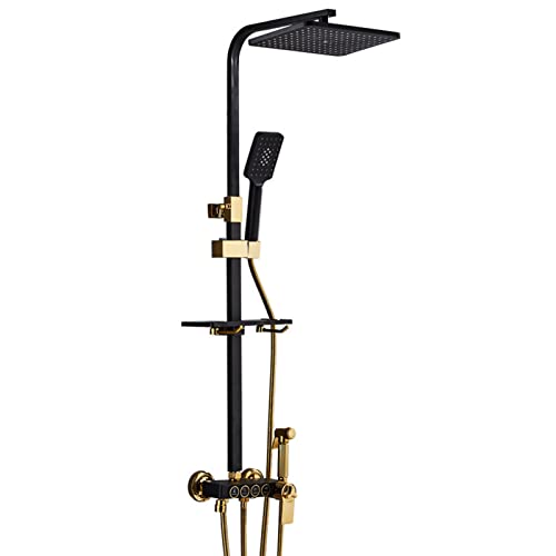 Hochdruck-Niederschlags-Duschkopf-/Handheld-Duschkopf-Kombination mit 16 Zoll Verlängerungsarm, Anti-Leak-Duschkopf mit Halter und Schlauch Hochdruck-Niederschlags-Duschkopf-/Handheld-Duschkopf-Kombination mit 16 Zoll Verlängerungsarm, Anti-Leak-Duschkopf mit Halter und Schlauch von CHCWR