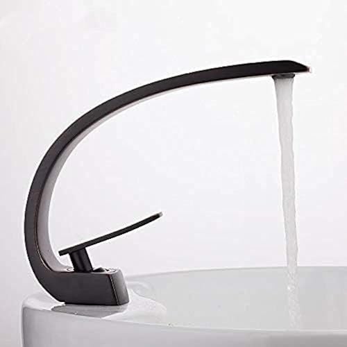 Küche Taps Küchentipps Tap Kitchen Wasserhahn Innovative Schwarze Messing Badezimmer Becken Wasserhahn Mixer Kalt und Heißwassermixer Hader Küche Taps Küchentipps Tap Kitchen Wasserhahn Innovative Schwarze Messing Badezimmer Becken Wasserhahn Mixer Kalt und Heißwassermixer Hader von CHCWR