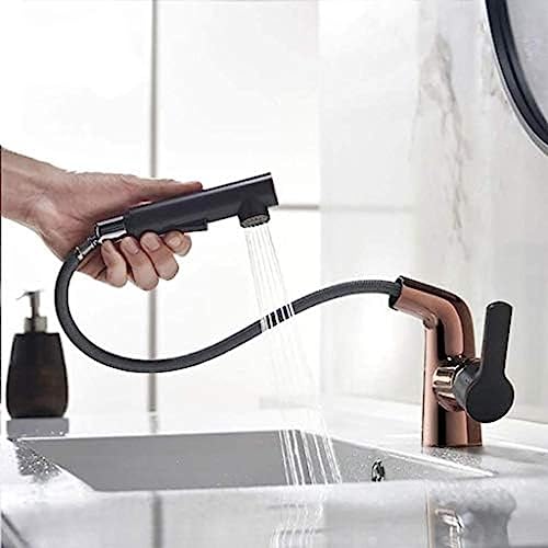 Küchenbad Wasserhahn, zwei Auslassmodi -Becken Waschbecken Wasserhahn aus mehreren Farben Heiße und kalte Decks eines Loch 1 Spout Spüle Tipp, einfache Installation Küchenbad Wasserhahn, zwei Auslassmodi -Becken Waschbecken Wasserhahn aus mehreren Farben Heiße und kalte Decks eines Loch 1 Spout Spüle Tipp, einfache Installation von CHCWR