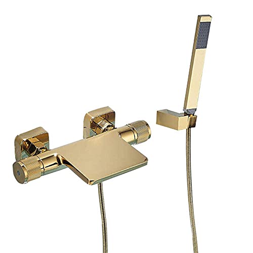 Moderne Badezimmer Wasserfall Badewanne Mixer Tap Bad Duschmischer Tippset Dual Hebel Hahn mit Handheld Duschkopf Bad Duschmischer Zapfhack Moderne Badezimmer Wasserfall Badewanne Mixer Tap Bad Duschmischer Tippset Dual Hebel Hahn mit Handheld Duschkopf Bad Duschmischer Zapfhack von CHCWR