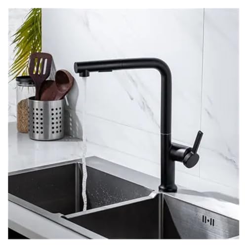 Moderner Ausziehen Küchenarmatur mit 360 Rotationsdüse Messing Finish Kalt und heißes Wasser Waschbecken Mixer gebürstet Gold/Schwarz/Chrom Finish perfekt für Badezimmer Eitelkeit Moderner Ausziehen Küchenarmatur mit 360 Rotationsdüse Messing Finish Kalt und heißes Wasser Waschbecken Mixer gebürstet Gold/Schwarz/Chrom Finish perfekt für Badezimmer Eitelkeit von CHCWR