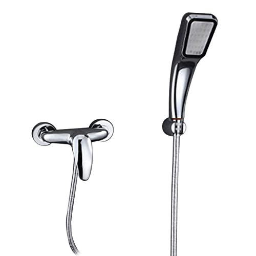 Regenduschkopf mit Handheld, Hochdruckregen Duschkopf mit Verlängerungsarm, 3 Einstellungen Handheld-Duschköpfe mit Halter und Schlauch, Anti-Leak-Wasserfall-Duschkopf, Chrom Regenduschkopf mit Handheld, Hochdruckregen Duschkopf mit Verlängerungsarm, 3 Einstellungen Handheld-Duschköpfe mit Halter und Schlauch, Anti-Leak-Wasserfall-Duschkopf, Chrom von CHCWR
