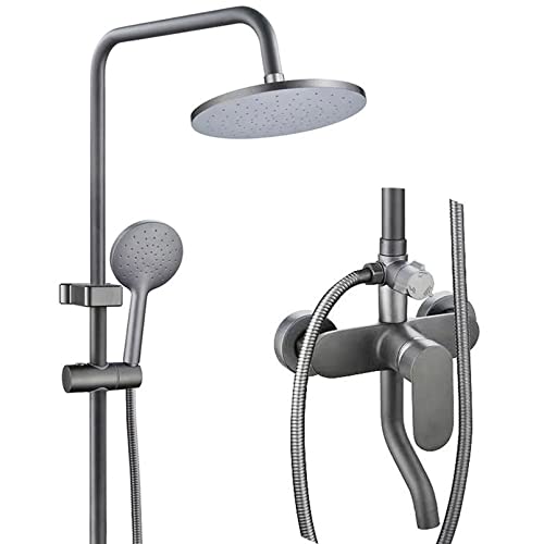 Regenduschkopf mit Handheld -Spray -Kombination mit 3 Funktionsverstellknauf und Höhen-/Winkel -Einstellbarer Verlängerungsarm/Strömungsregler, Duschköpfe Hochdruck leicht zu reinigen Badewanne Regenduschkopf mit Handheld -Spray -Kombination mit 3 Funktionsverstellknauf und Höhen-/Winkel -Einstellbarer Verlängerungsarm/Strömungsregler, Duschköpfe Hochdruck leicht zu reinigen Badewanne von CHCWR