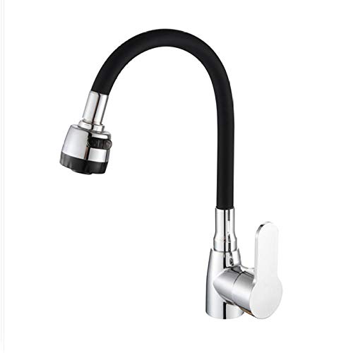 Richtungs-Kitchen-Wasserhahn heiß und kaltes Wasser Küchenarmatur Ein Hebelmixer HAP HABE WHITE Pink Silikon Nasenschwarz Richtungs-Kitchen-Wasserhahn heiß und kaltes Wasser Küchenarmatur Ein Hebelmixer HAP HABE WHITE Pink Silikon Nasenschwarz von CHCWR
