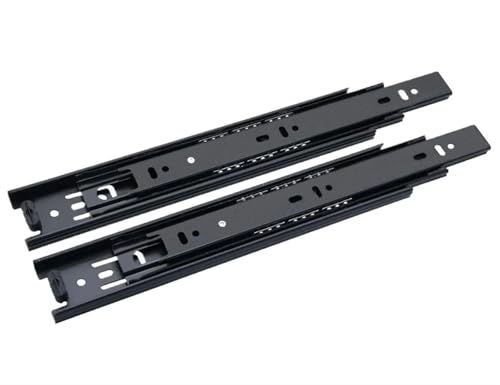 Schubladenrutschen kalter gerollter Stahlhydraulik-Dämpfungspuffer Schieber Silent Drei-Abschnitt-Garderobe Guide Guide Möbel Hardware (12 Zoll 30 cm) von CHCWR