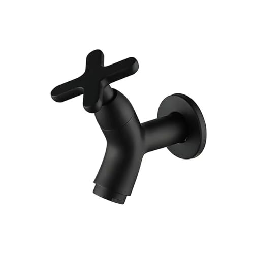 Wandmontierte Becken Wasserhahn Mopp Pool Messing TAP Outdoor Garten Wasserhahn einzelner kaltes Wasser Bad Zubehör Küche Spüle Wasserhähne, Chrom -Badezimmer Wasserhahn von CHCWR